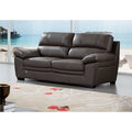 Italian Leather Sofa D443