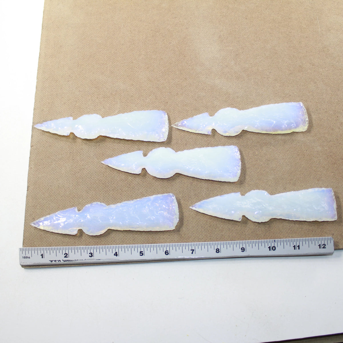 Opalite Ornamental Tomahawk Heads G29428