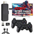 Wireless Retro Game Console Stick, 4K Plug & Play, 256GB, with Dual 2.4G Wireless Controllers D59499