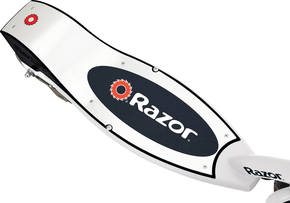 White Electric Scooter with 8 Pneumatic Front Tire K27568
