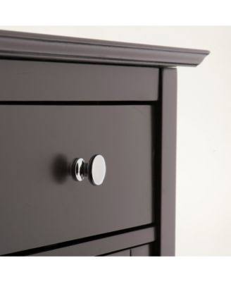 Espresso 1 Door 1 Drawer Floor Cabinet D683338