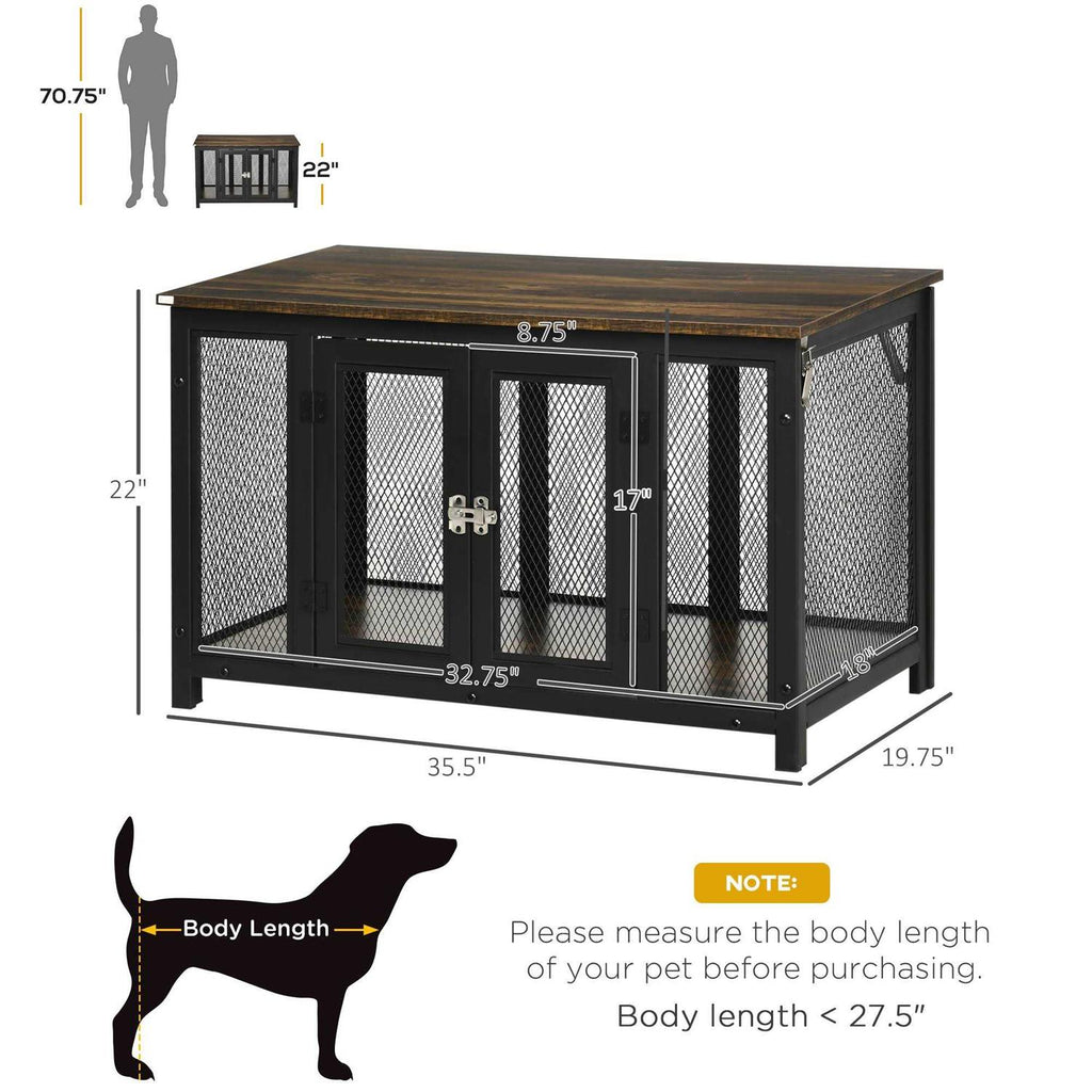 Furniture Style Dog Crate with Openable Top Z10155