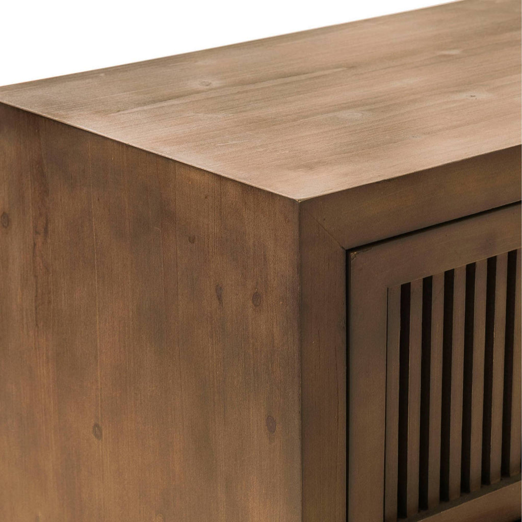 2 Drawer Cabinet Brown P48674