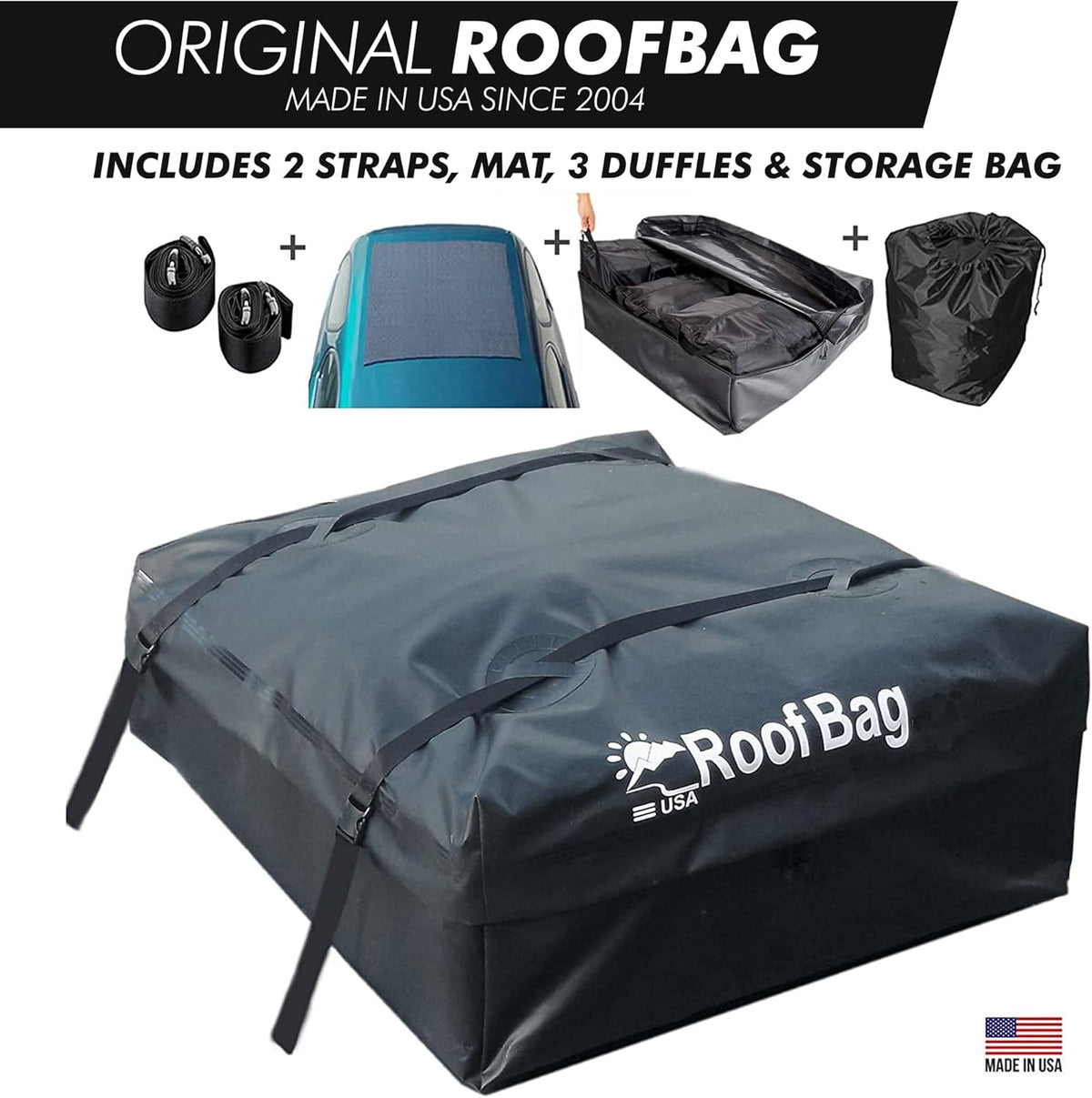 Waterproof Rooftop Cargo Carrier 11 cu. ft. H456489