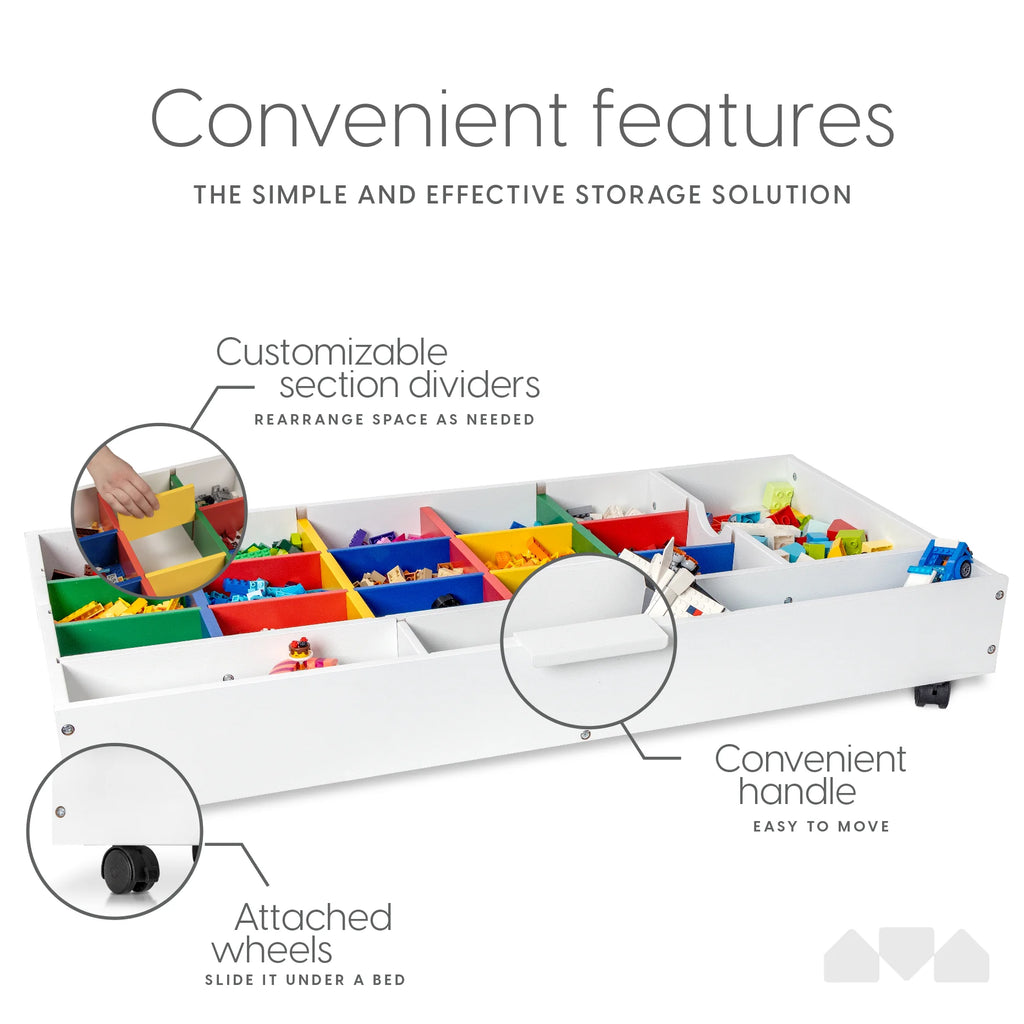 Rollaway Play Table and Toy Organizer V2067