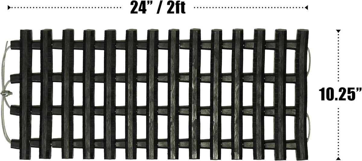 Heavy-Duty Rubberized Recovery Track Pack of 2 B19483