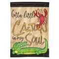 Burlap Garden Flag P9869