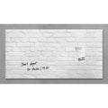 White Magnetic Glass Board S92295