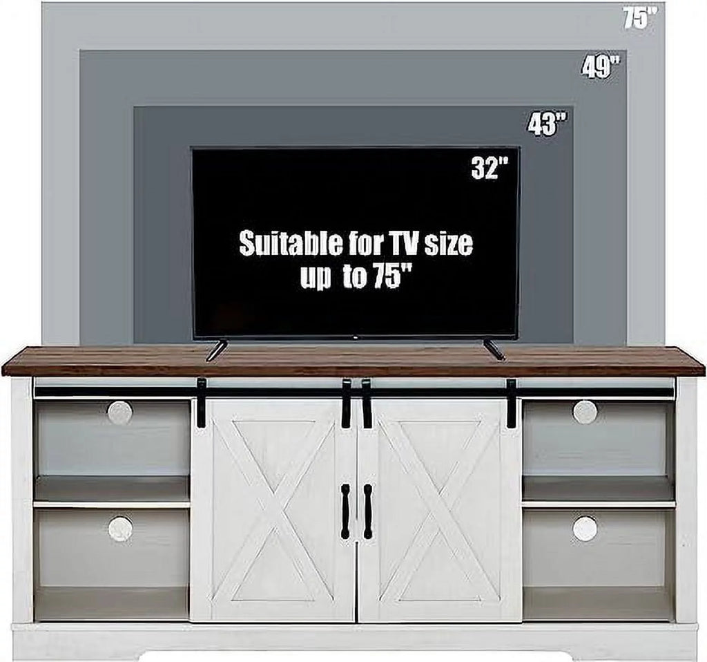 Farmhouse TV Stand for 75 Inches TVs H401769