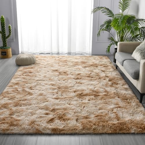Light Grey 6 x 9 Shag Area Rug V261