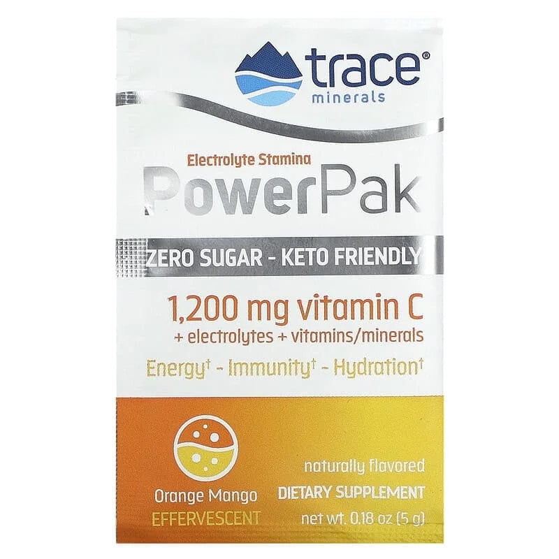 Sugar Free Orange Mango Electrolyte Power Pak 0.18 oz Pack of 3 Q2668