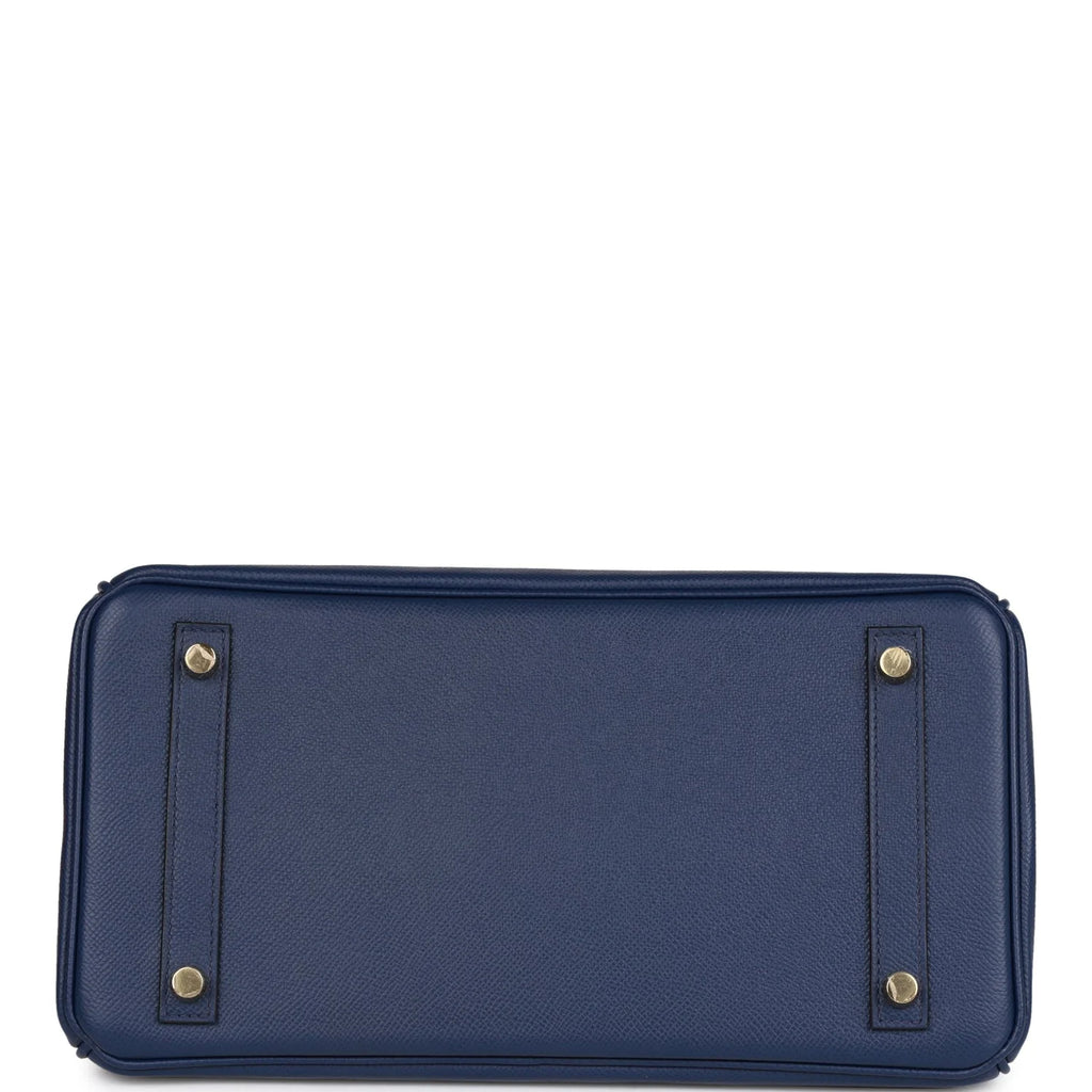 Bleu Saphir Epsom Leather Handbag T311