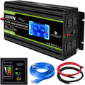 2000 Watt Pure Sine Wave Power Inverter 12V DC to 110V/120V AC Converter J35863