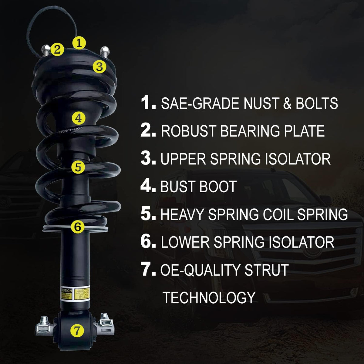 Front Shock Absorber Strut Assembly Q236244