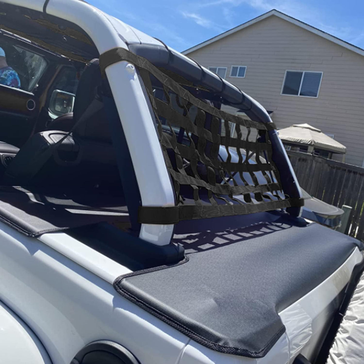 Black Vinyl Tonneau Cover 3 pcs F33014
