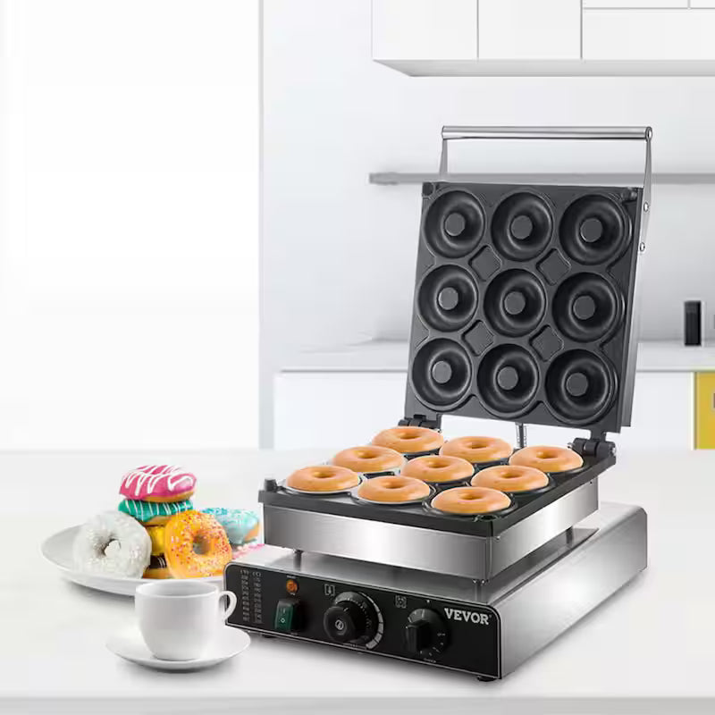 9-Holes Electric Donuts Maker O783