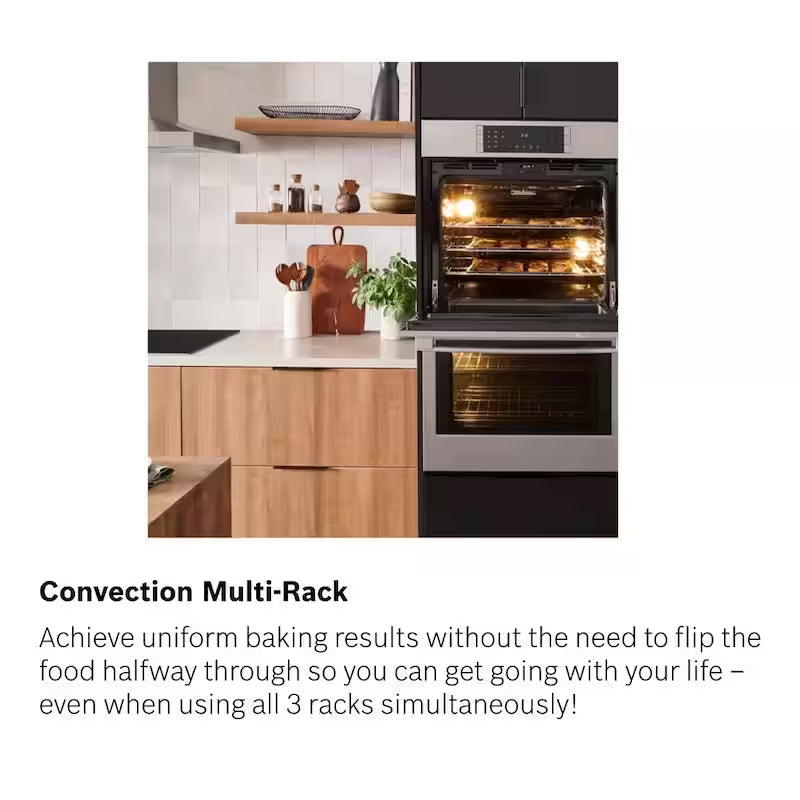 27 in Double Electric Wall Oven with Convection Self Cleaning Stainless Steel A2750