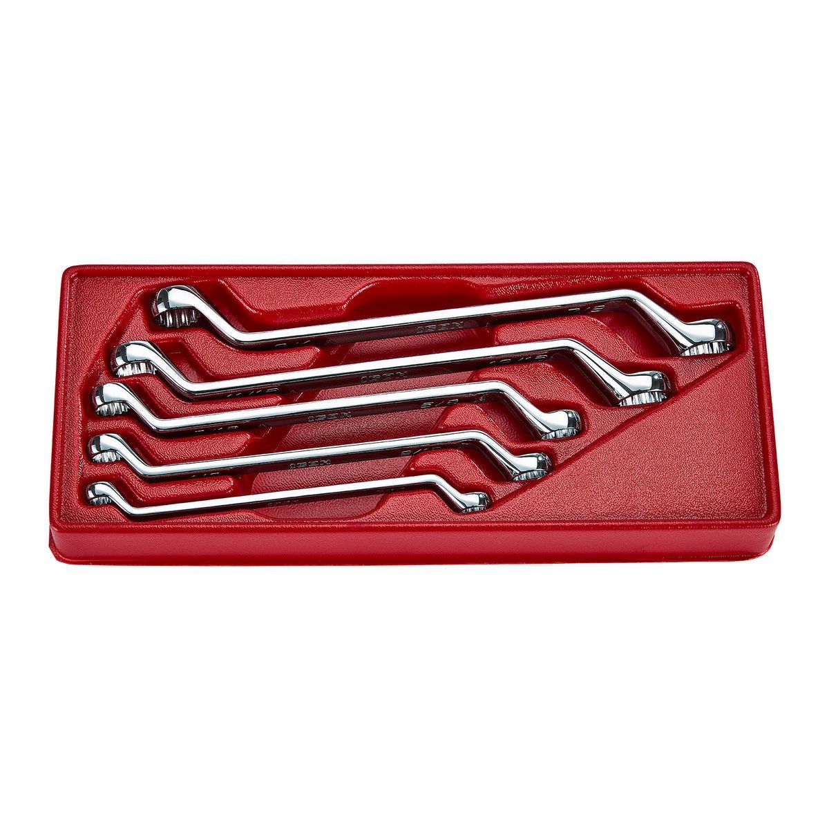 5 Piece SAE Offset Box Wrench Set D609