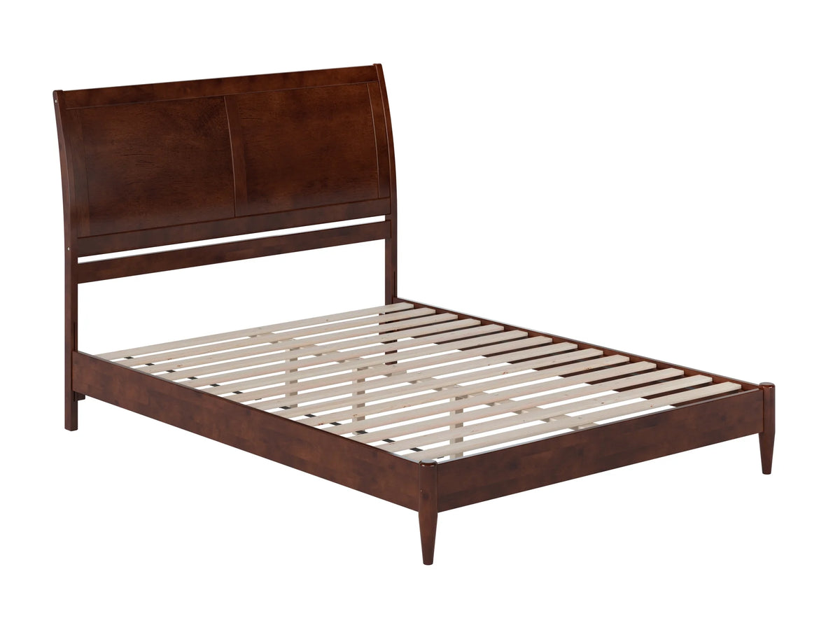 Queen Solid Wood Sleigh Platform Bed E740818