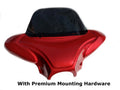 34" Red Cruiser Front Batwing Fairing with Tinted Windshield E595