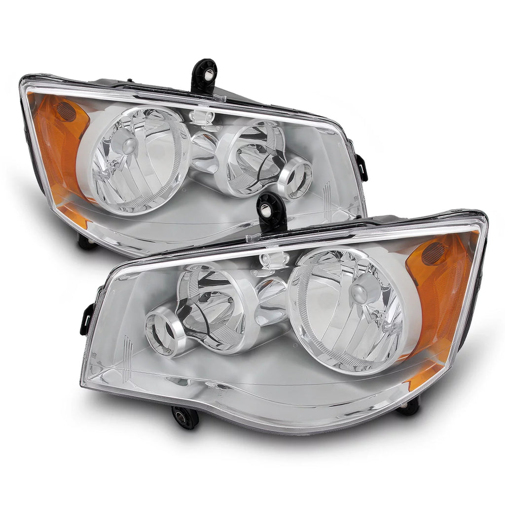 2008-2016 Town & Country Headlights Pair Left + Right I5168