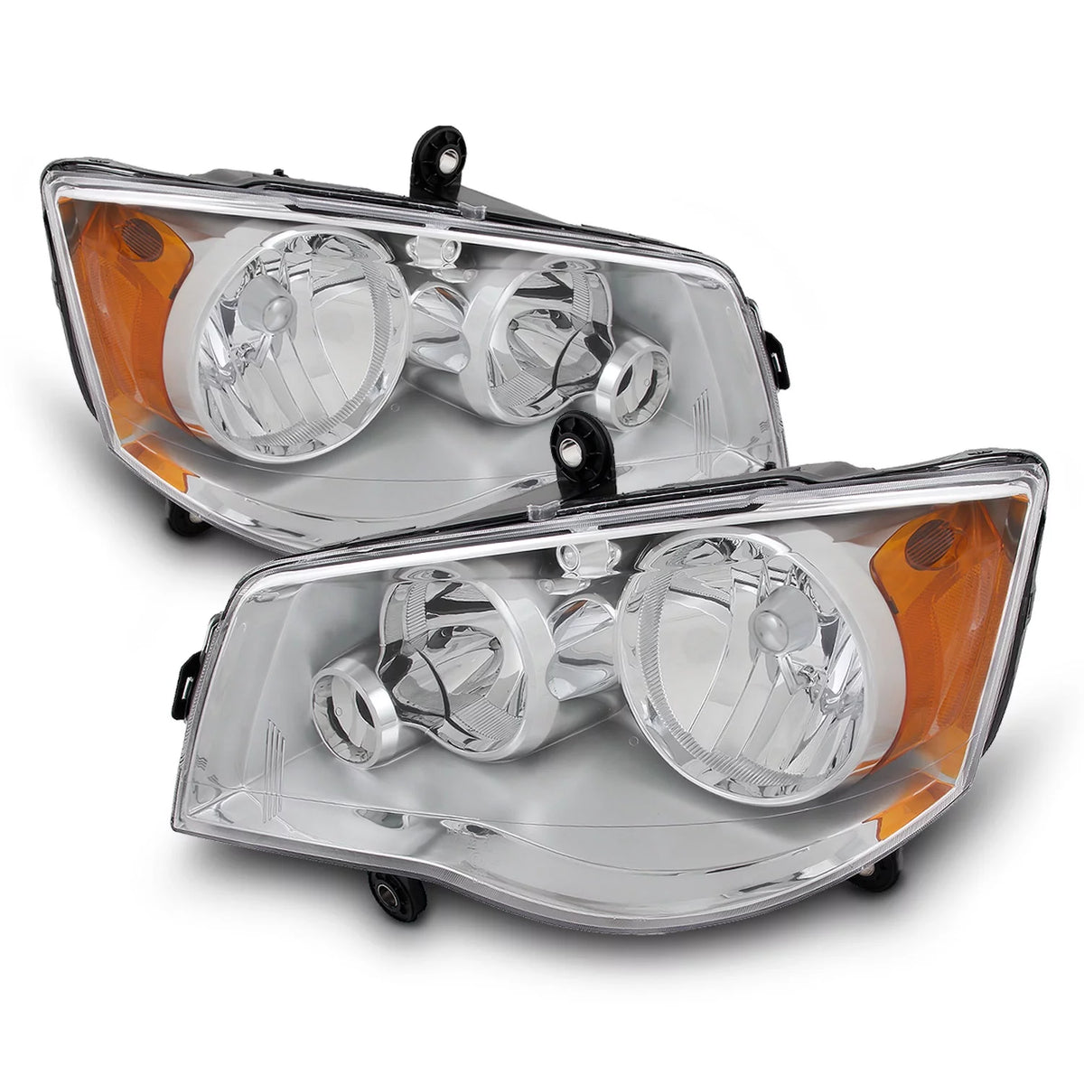 2008-2016 Town & Country Headlights Pair Left + Right I5168