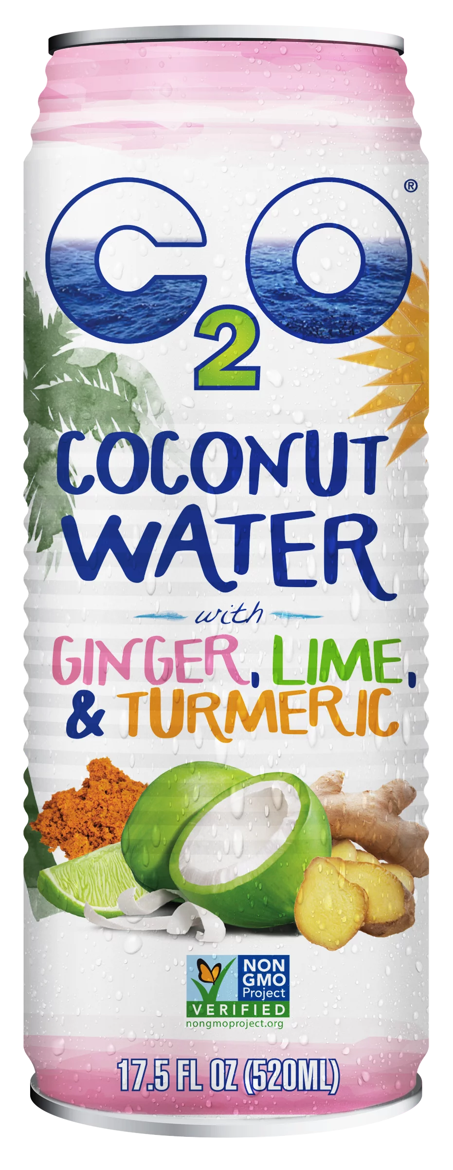 Coconut Water with Ginger Lime and Turmeric 17.5 fl oz 12 Pack W918149