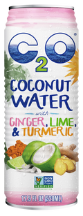 Coconut Water with Ginger Lime and Turmeric 17.5 fl oz 12 Pack W918149