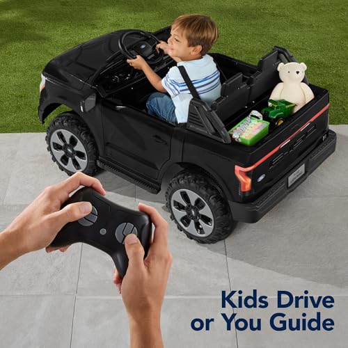 Blue 12V Electric Ride On Car Toy with Parent Control F7595