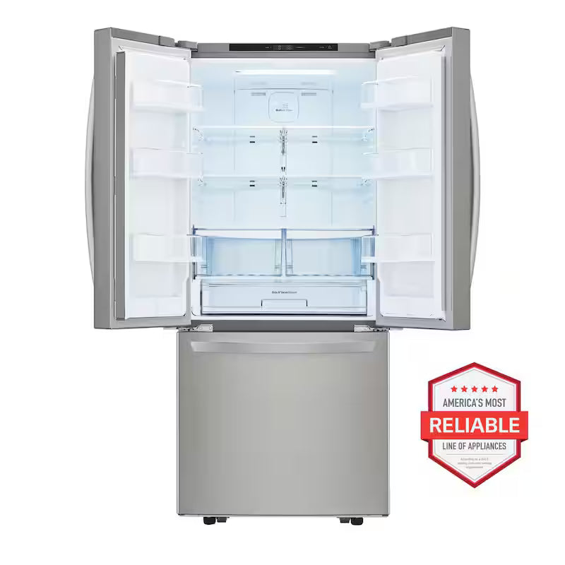 22 cu. ft. French Door Refrigerator with Ice Maker in Stainless Steel O83042