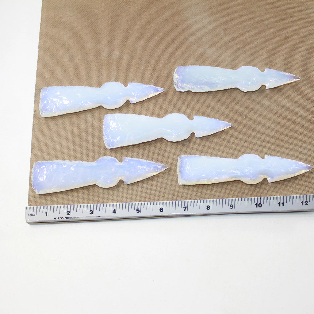 Opalite Ornamental Tomahawk Heads G29428