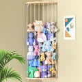 Wood Corner Stuffed Animal Storage Organizer with Star Pattern U310