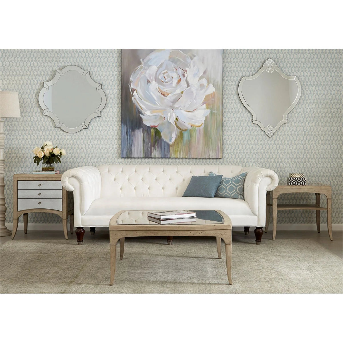 Square Wood Cocktail Table T3158