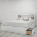White 2 Piece Full Size Storage Bedroom Set P74640