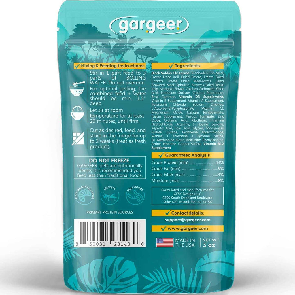 Leopard Gecko Food Complete Gel Diet I7341