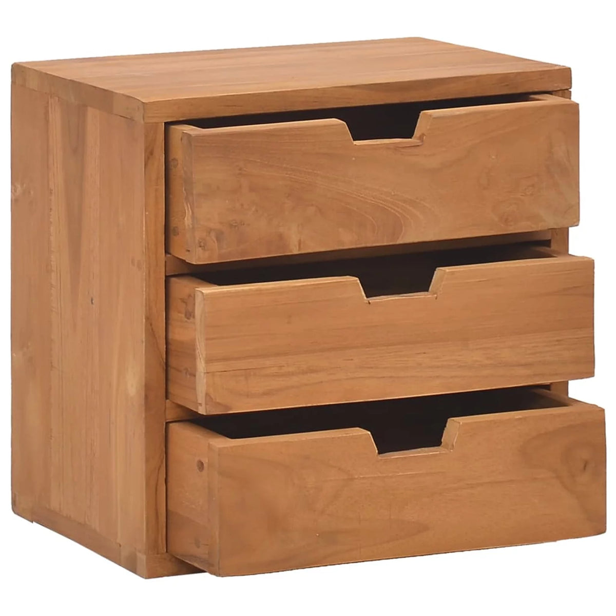 Solid Teak Wood Bedside Cabinet L6658