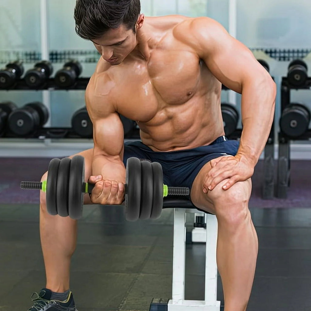 4-in-1 Adjustable Dumbbells Set 66 LBS S12994