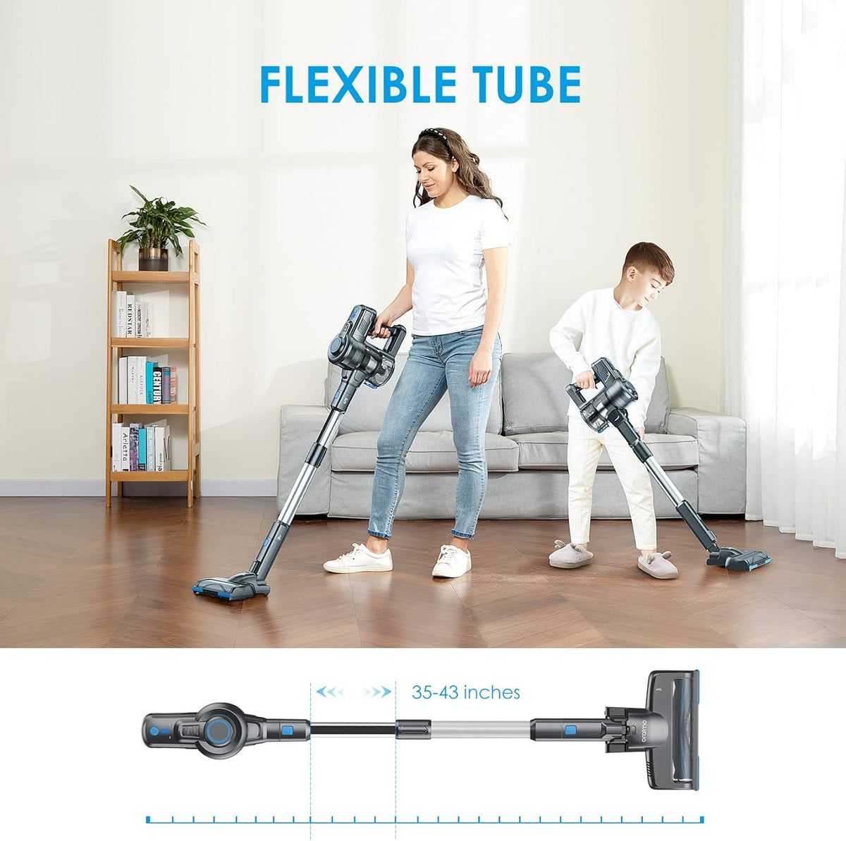 Cordless Stick Vacuum with 35 Mins Runtime Z189708