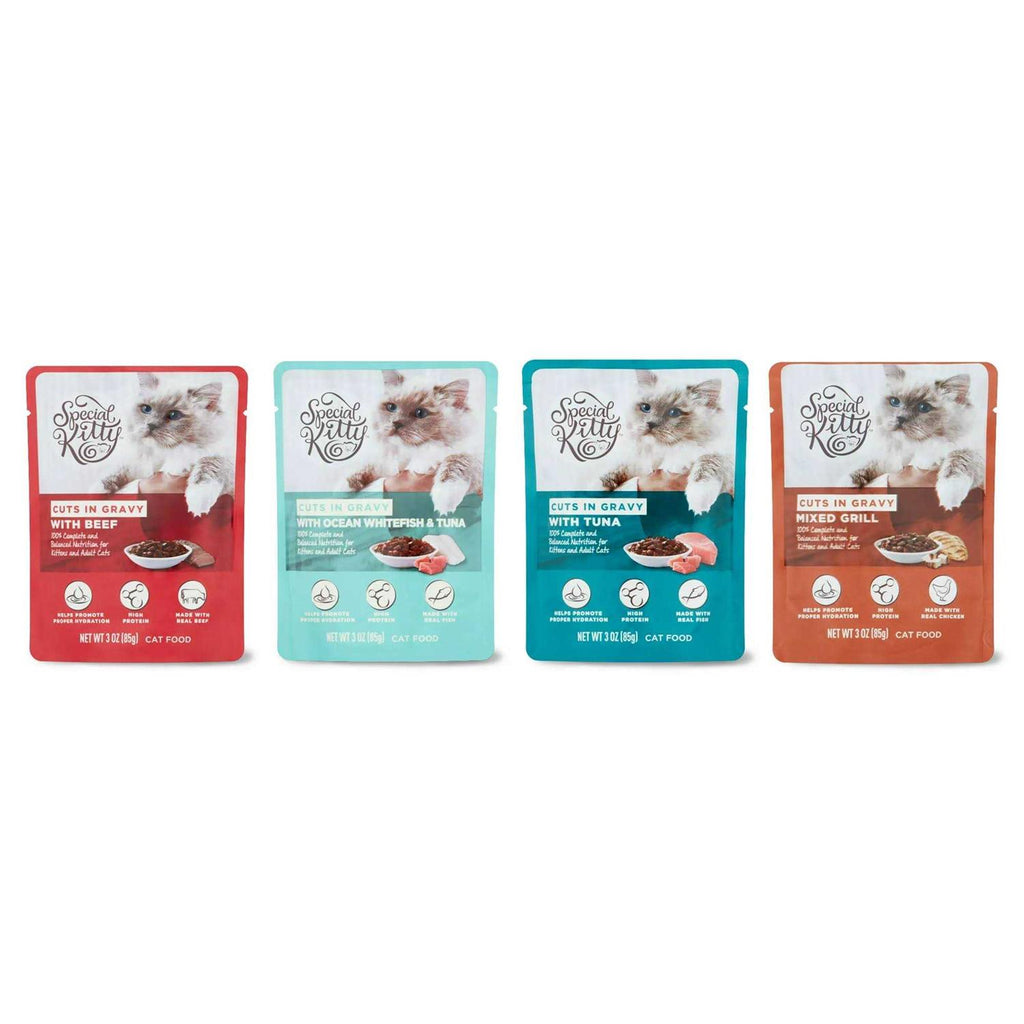 Cuts in Gravy Cat Food 3oz. Pouches Q547569