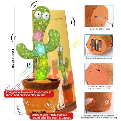 Dancing Cactus Baby Plush Toy B543197