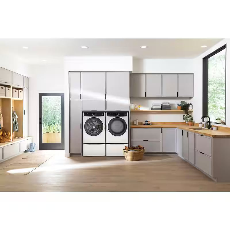 8 cu. ft. Vented Front Load Electric Dryer with Steam in White W706882