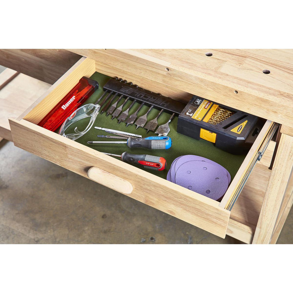 60 in. 3-Drawer Hardwood Workbench P6191