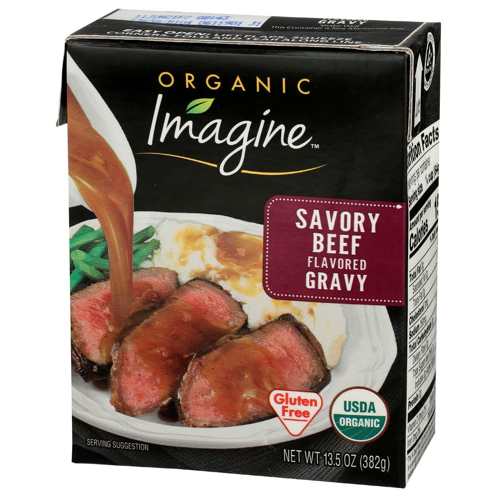 Organic Savory Beef Flavored Gravy, 13.5 Fluid Ounce A21903