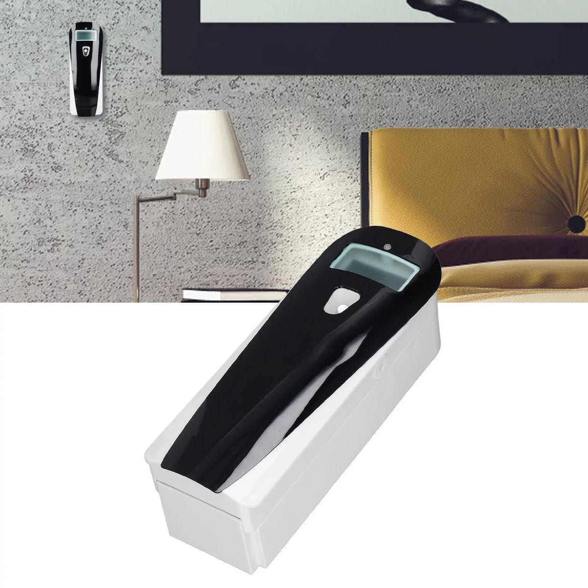 Wall Mounted Automatic Aerosol Scent Dispenser Black M4327