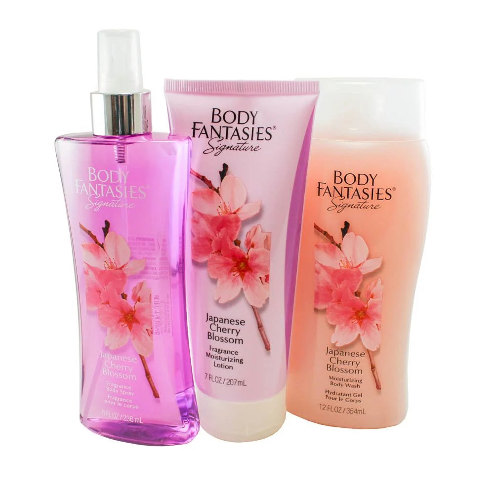 Japanese Cherry Blossom 3 Piece Gift Set T2641