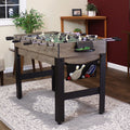 5-in-1 Multi-Game Table with Billiards, Push Hockey, Foosball, Ping Pong, and Basketball D306