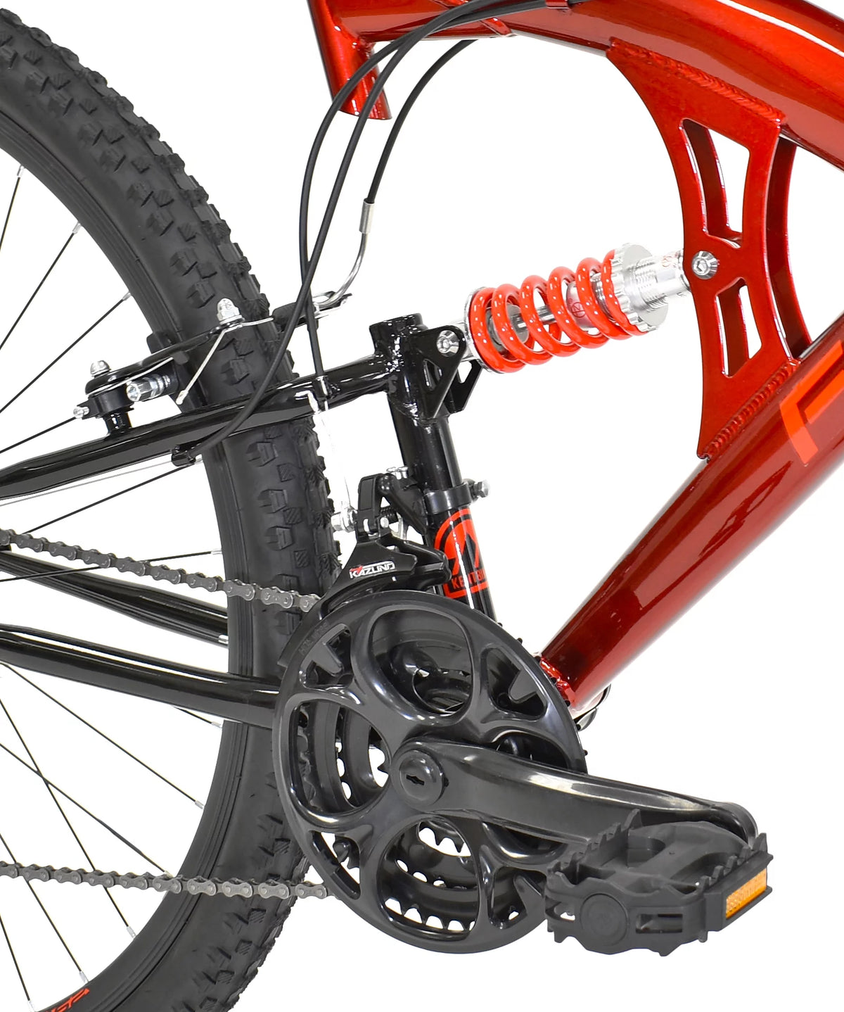 Red Dual Suspension Mountain Bike K813440