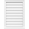 PVC Vertical Surface Mount Gable Vent M487606