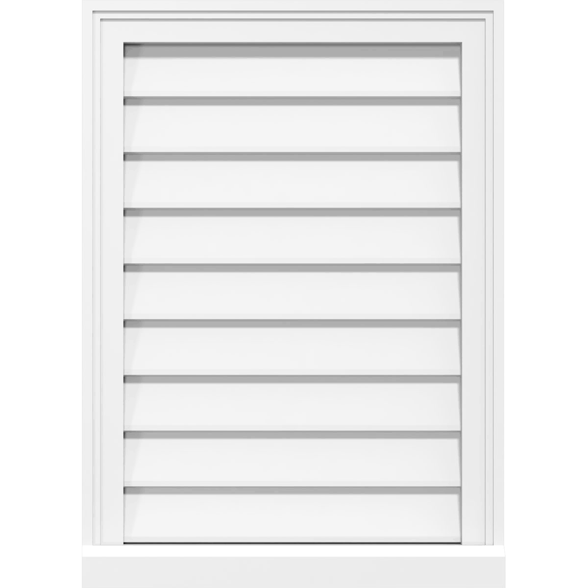 PVC Vertical Surface Mount Gable Vent M487606