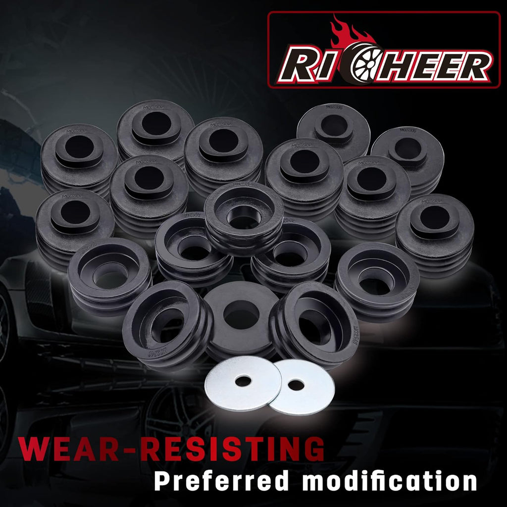 Body Mount Bushing Kit 18pcs Pack of 2 Q1867